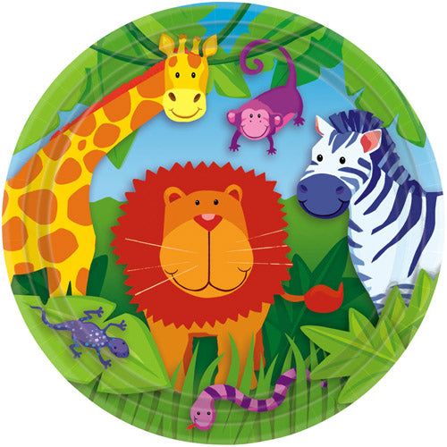 Party Balloon 9" Jungle Animals Plates