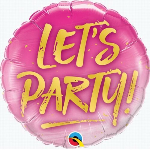 Party Balloon 18" LETS Party - Pkg