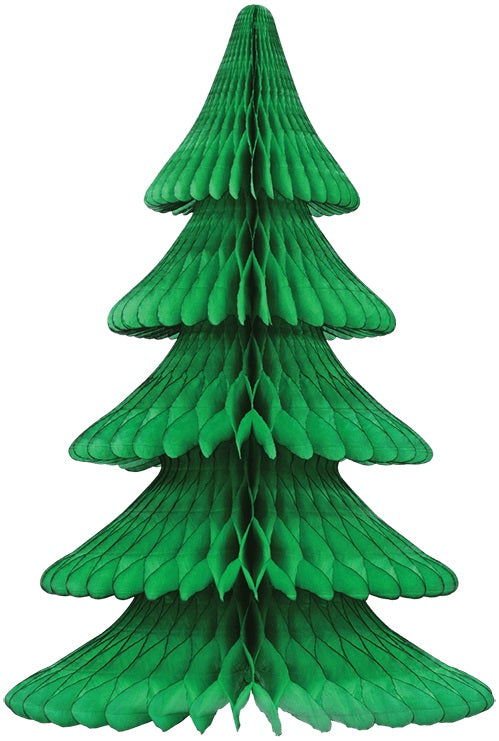 Green Christmas Tree Honeycomb Decoration