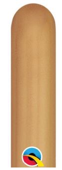 Party Balloon 260Q Chrome Gold Ltx Balloons-100CT
