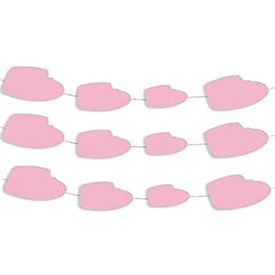 Party Balloons Pink Baby Bottle Paper Garland-9Ft