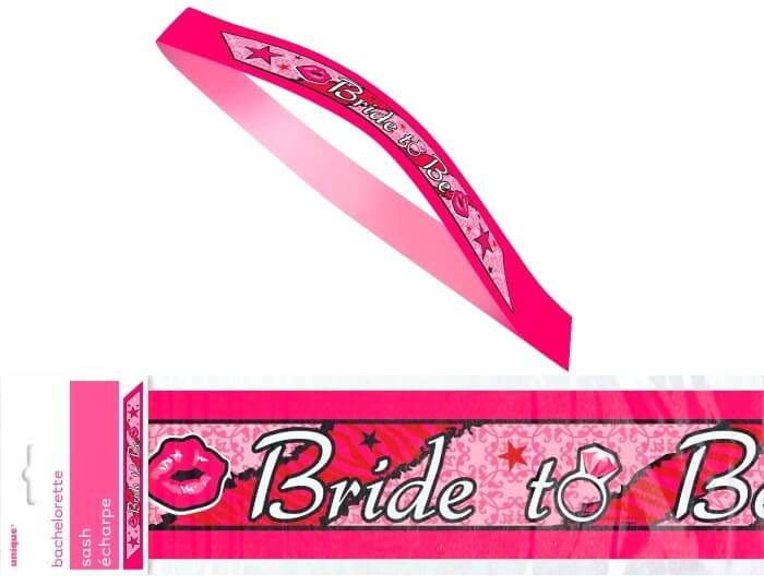 Party Balloon Bride to Be Party Sash