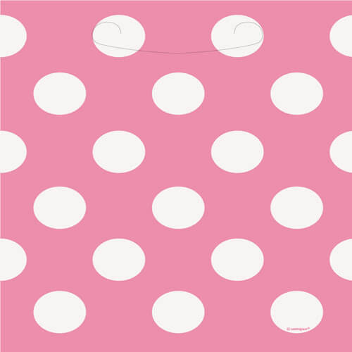 Party Balloon Hot Pink Dots Lootbags 