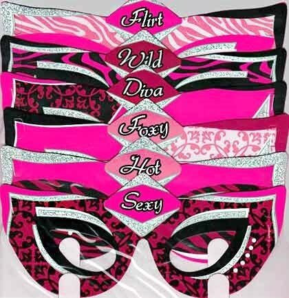 Party Balloon Glitter Bachelorette Party Masks 