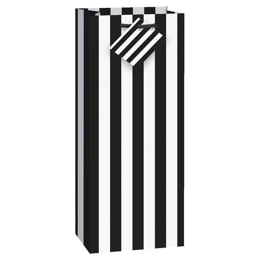 Party Balloon black Stripe Party Decor Wine Bag