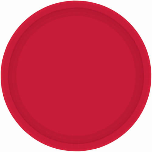 Party Balloons 9" Red Paper Plates