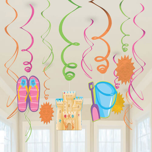 Party Balloon Swirls Party Decoration Fun In The Sun