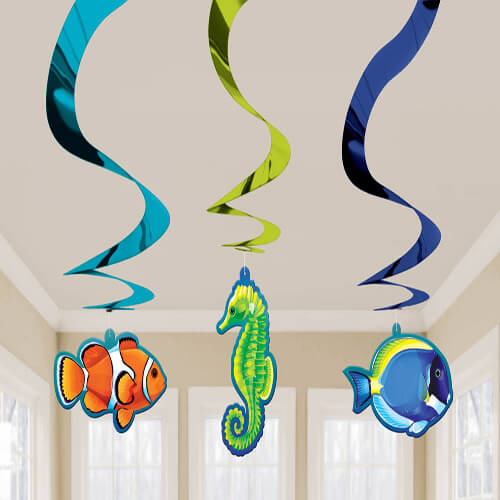 Party Balloon Swirls Tropical Summer Decoration
