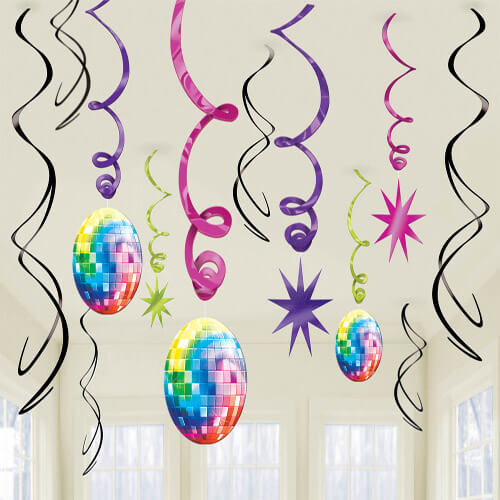 Party Balloon Swirl Party Decoration Disco