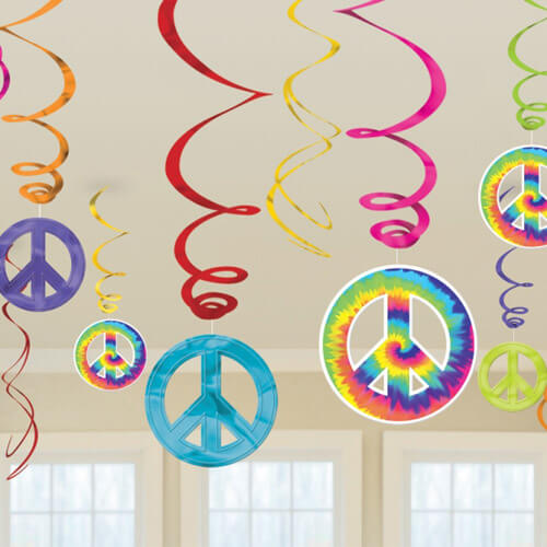 Party Balloon Feeling Groovy Swirl