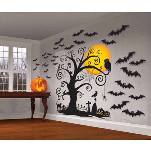 Party Balloon Cemetery Wall Decorations 