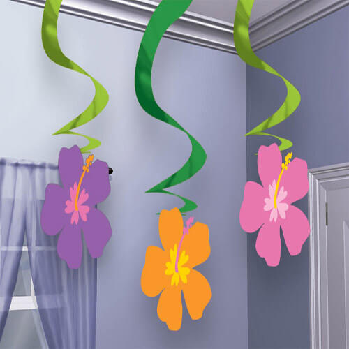 Party Balloons Swirls Flower Decoration