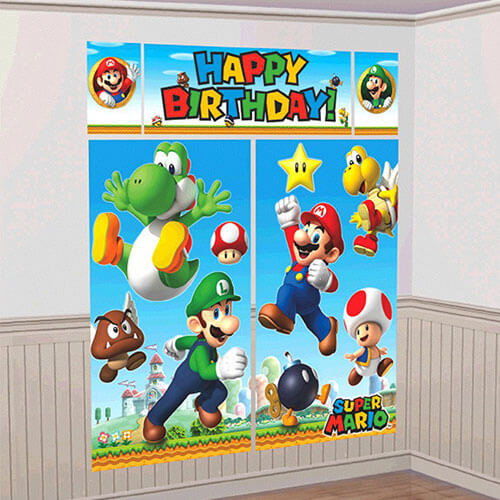 Party Balloon Super Mario Brothers Super Mario Scene Setter