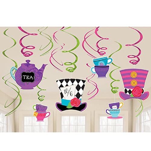 Party Balloon Mad Tea Party Swirl                              