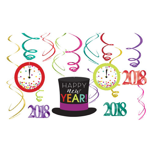 2018 New Year Swirl