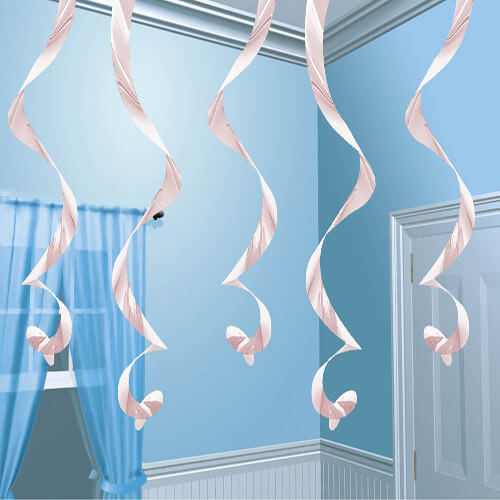 Swirls Streamin Decoration Iridescent