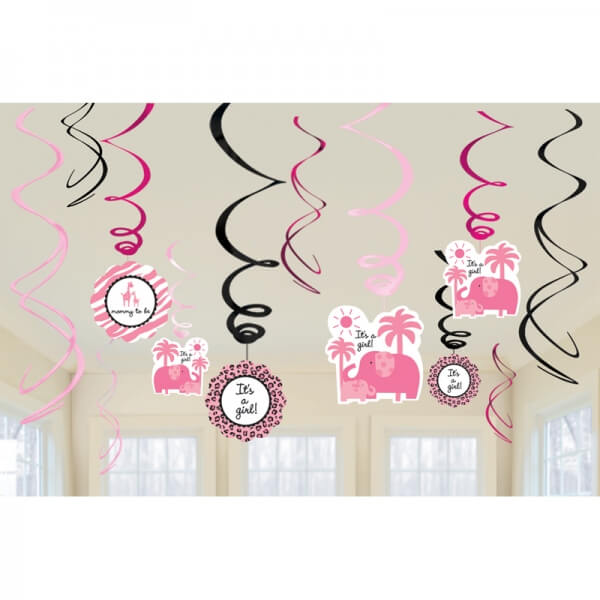 Party Balloon Swirl Party Decoration Sweet Safari Girl