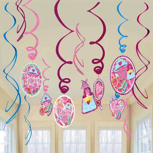 Party Balloon Swirl Party Decoration Princess