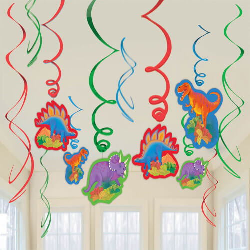 Party Balloon Swirl Party Decoration Prehistoric