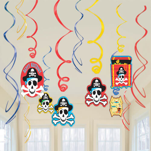 Party Balloon Swirl Party Decoration Pirates Treasur