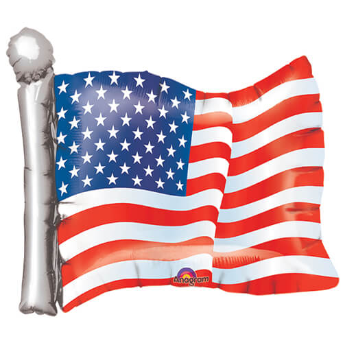 Party Balloon 27"American Flag Balloon P30 1Ct
