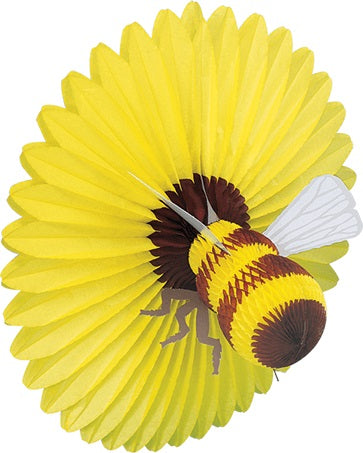 Party Balloons Bumble Bee With Fan Honeycomb Decoration 68 Centimeter