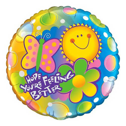 Party Balloon 18" Hope Your Feeling Better Foil Balloon