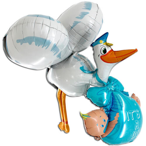 Party Balloons Baby Boy Wonder loons Foil Balloon 5 feet 
