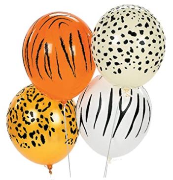 Party Balloon 11" Safari AST Balloons -100CT