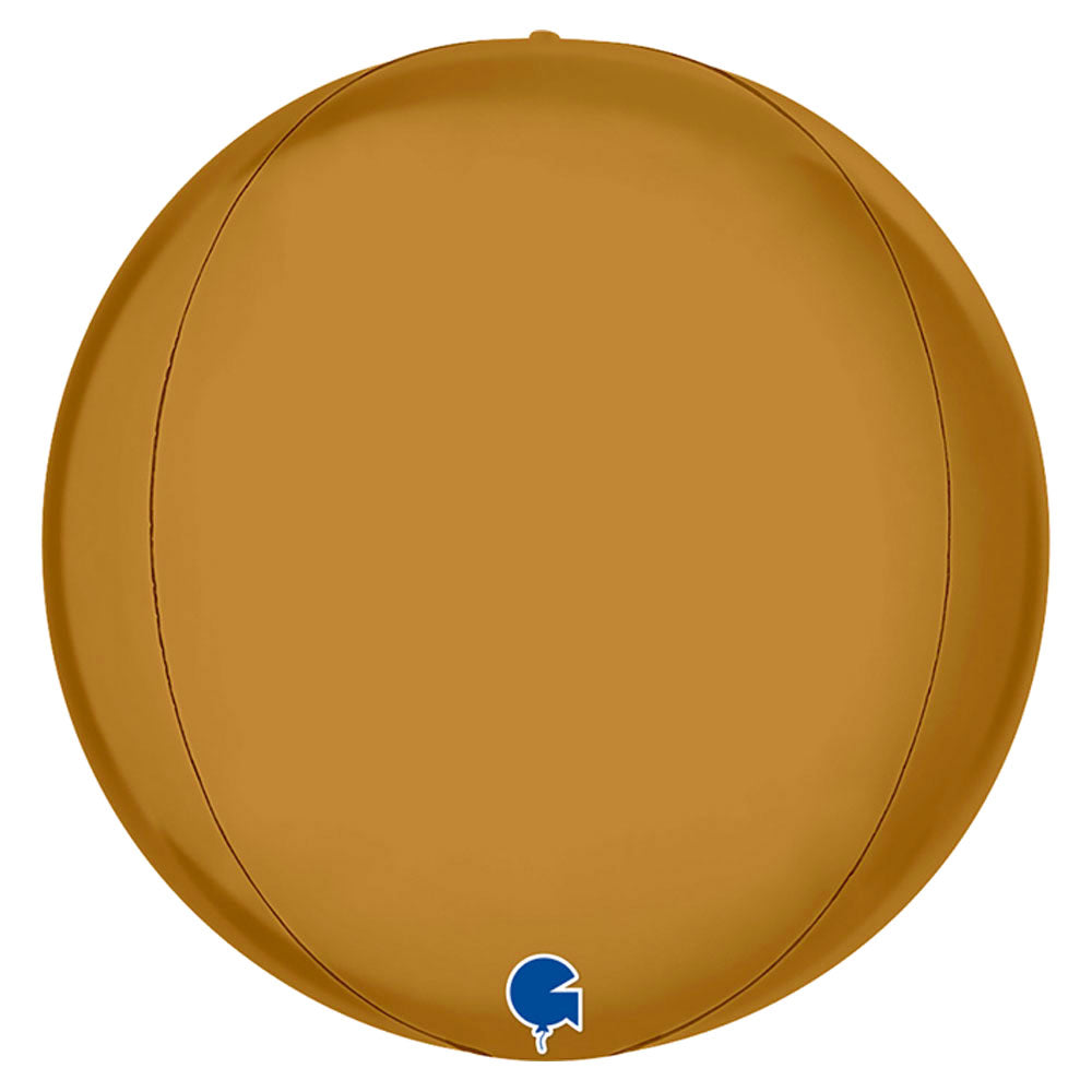 11" Satin Gold ORBZ Foil Balloon 