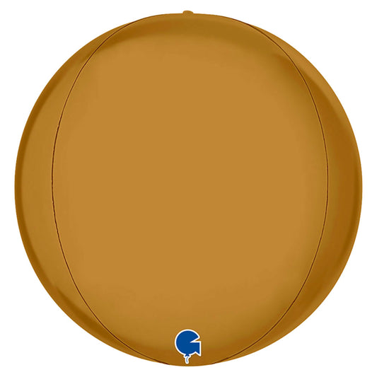 11" Satin Gold ORBZ Foil Balloon 