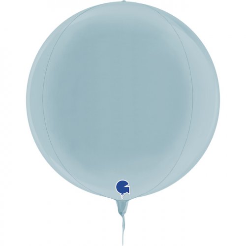 Party Balloon 15" Pastel Blue Foil Balloon 