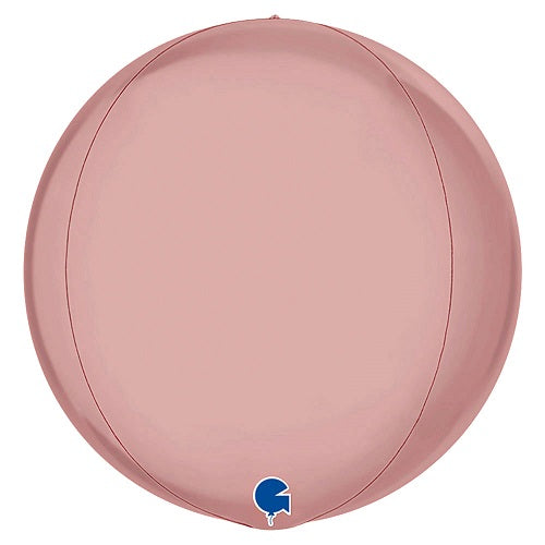 Party Balloon 15" Platinum Rose Foil Balloon 