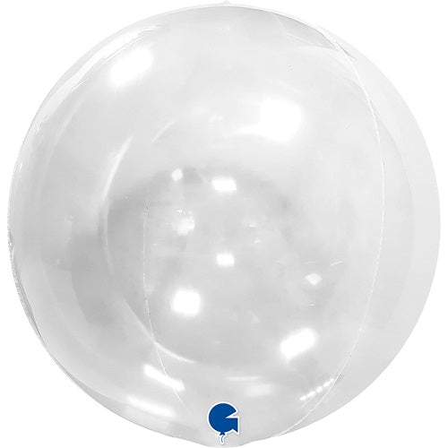 Party Balloon 15" Transparent  ORBZ Foil Balloon 