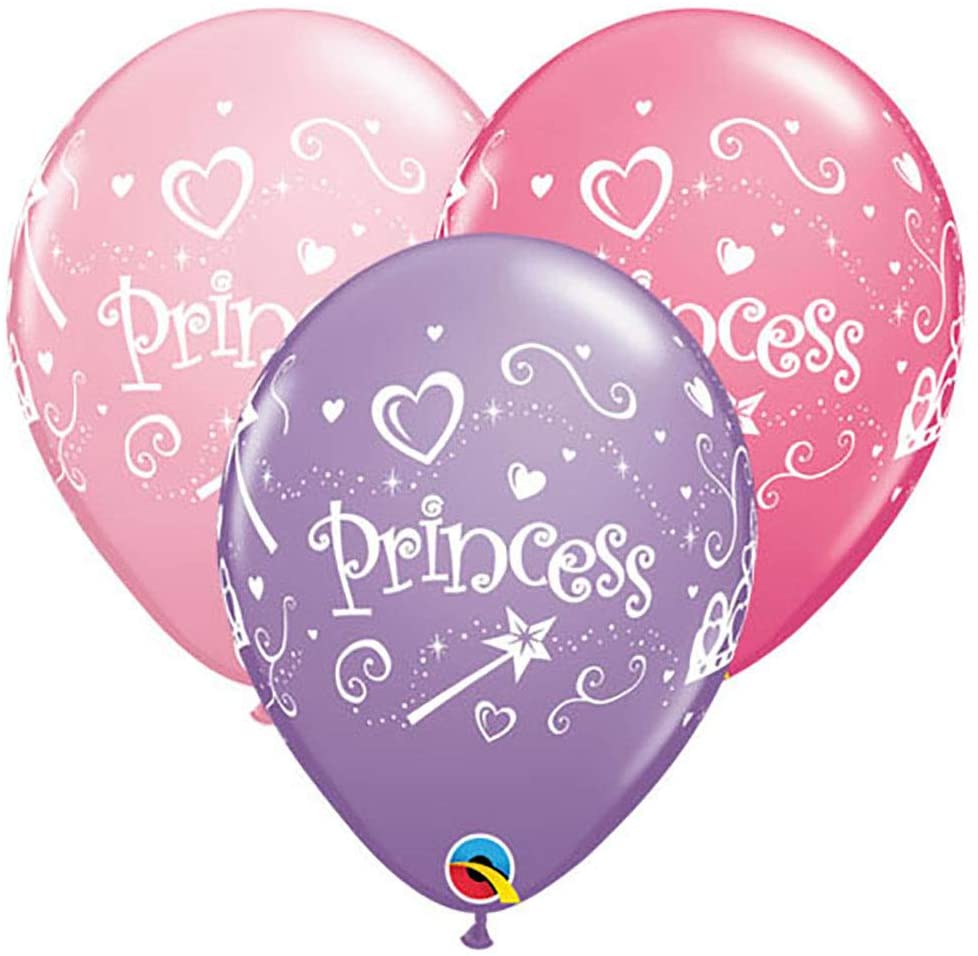 Party  Balloon 11" Round Princess Latex Balloon-50CT
