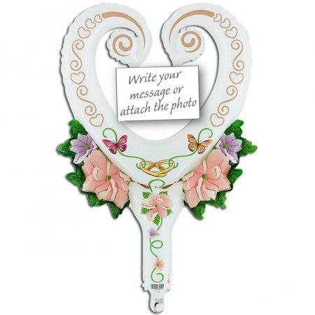 Heart Flowers Shake Balloon