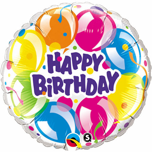 Party Balloon 18" Birthday Sparkling Foil Balloon