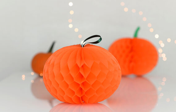 Party Balloon Pumpkin Honeycomb Decoration 20 Centimeter