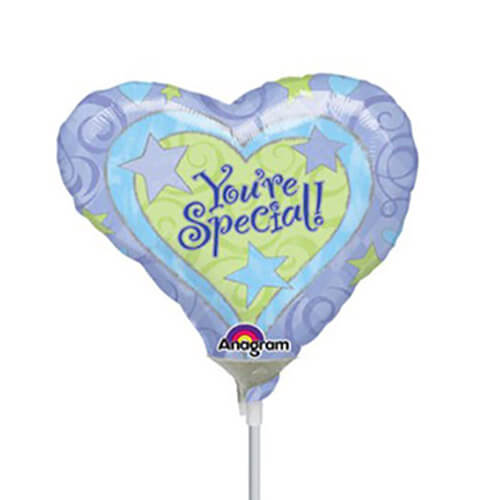 Party Balloons 9" You're Special Small Star Heart Foil Balloon