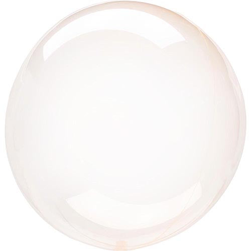 Crystal Clear Orange 22" Foil Balloon 