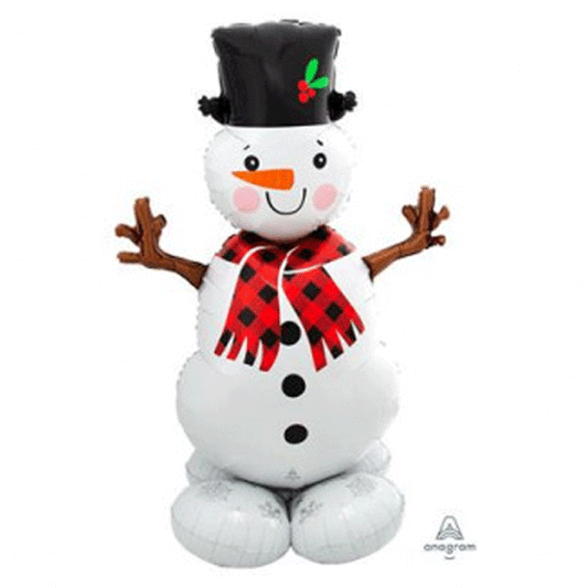 Christmas Snowman Airloonz Balloon 35"