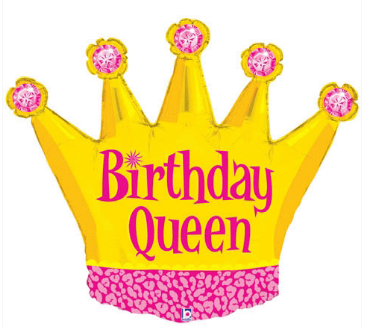 Birthday Queen  36" Foil Balloon 
