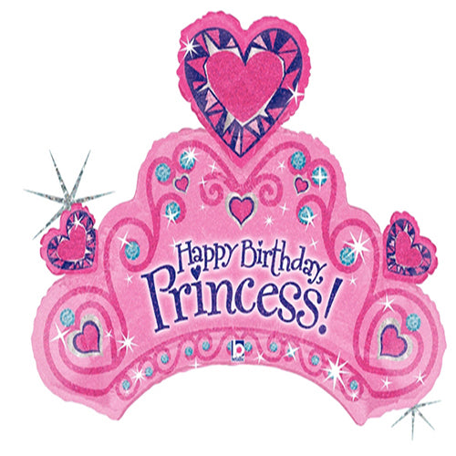 Party Balloon Happy Birthday Princess 34"  Foil balloon 
