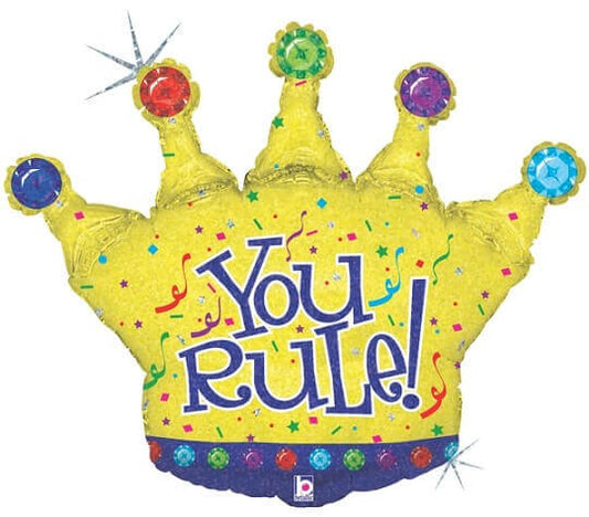 Party Balloon You Rule! Foil Balloon36" 
