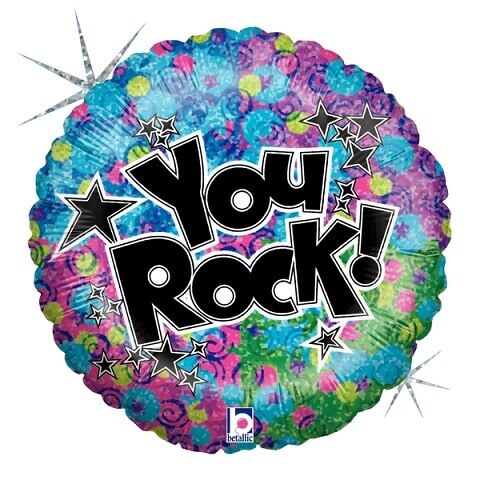 Party Balloon You Rock Foil Balloon