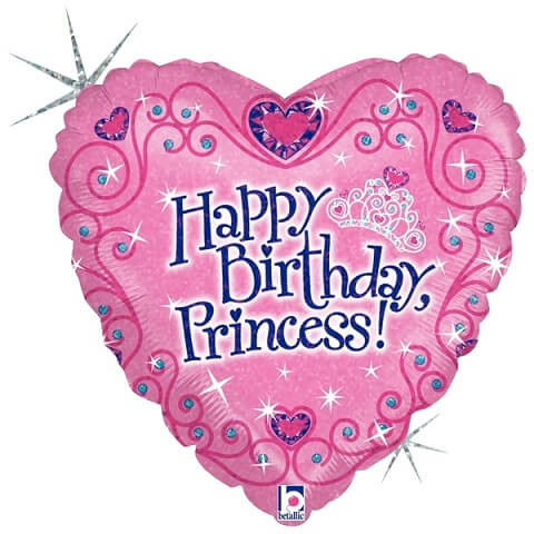Party Balloon Happy Birthday Princess Foil Balloon