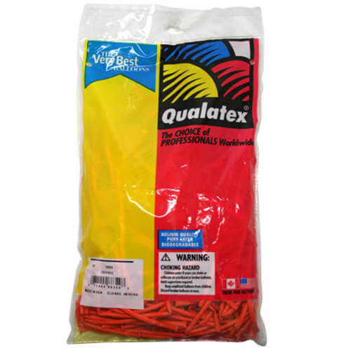 Party Balloon 160 Q Orange Latex Balloon
