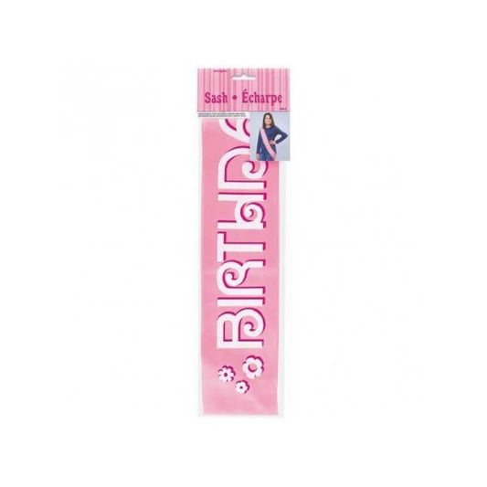 Party Balloon Deluxe Birthday Girl Satin Sash