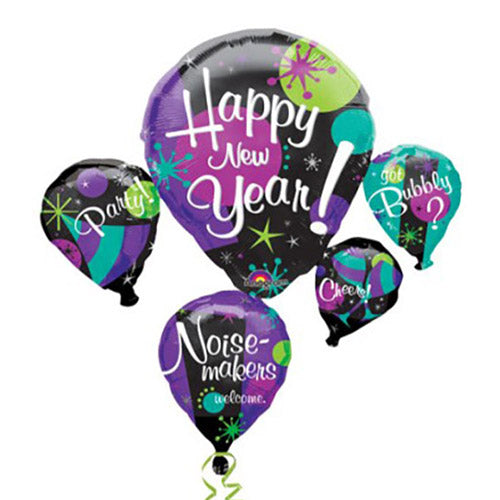 New Years Night Cluster Balloon