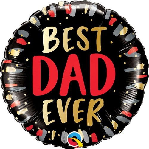 Best Dad Ever Round 18" Foil balloon 